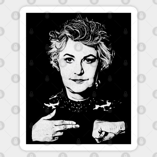 Dorothy Zbornak Run the Jewels /// Bea Arthur Tribute Magnet by darklordpug